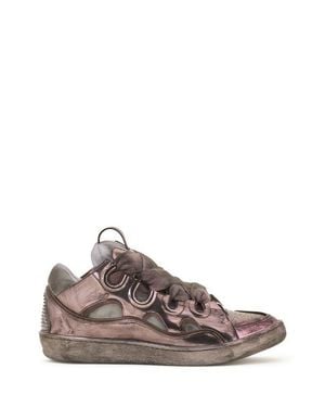 Lanvin Curb Sneakers - Brown