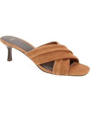 Mango Cruce Slide Sandal - Brown