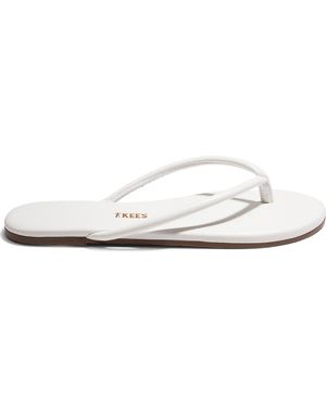 TKEES Lily Tubular Flip Flop - White