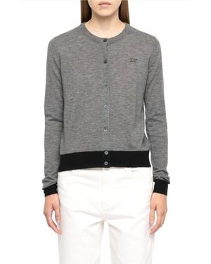 Zadig & Voltaire Missya Cashmere Cardigan - Gray