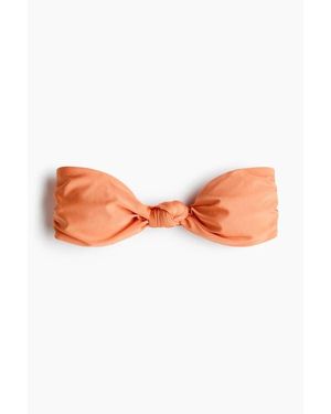 H&M Padded Bandeau Bikini Top - Orange