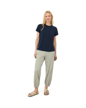 Pact Luxe Essential Crewneck Tee Made With Organic Cotton - Blue