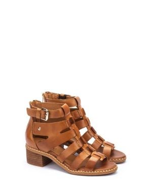 Pikolinos Blanes Cage Sandal - Brown