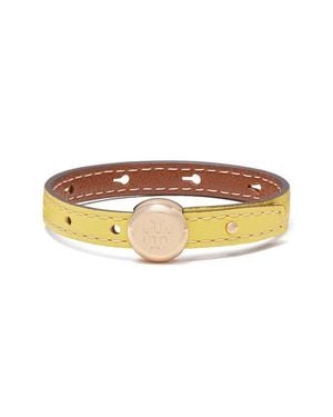 Tory Burch Romy Leather Bracelet - Multicolor