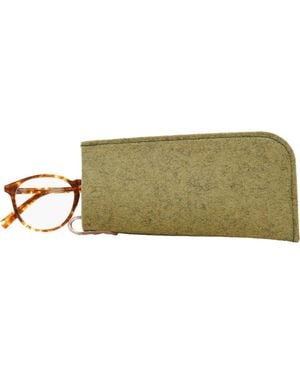 Graf & Lantz Classic Merino Wool Eyeglass Sleeve - Green