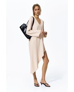 H&M Asymmetric Dress - White