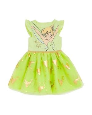 Disney Sleeveless Tulle Dress - Yellow
