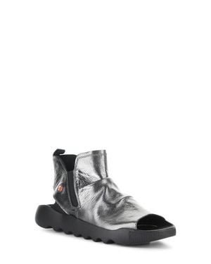 Softinos Wish Platform Wedge Sandal - White