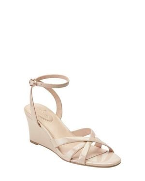 Bandolino Adler Ankle Strap Wedge Sandal - Natural