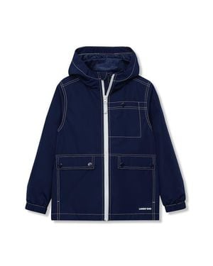 Lands' End Kids Water Resistant Ocean Breeze Jacket - Blue