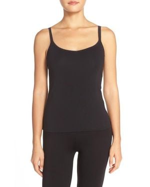 On Gossamer Reversible Stretch Cotton Camisole - Black