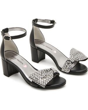 Steve Madden Kids' Jabigal Ankle Strap Sandal - Metallic