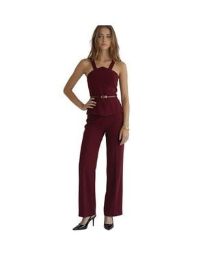 Akalia Ingrid Jumpsuit - Red