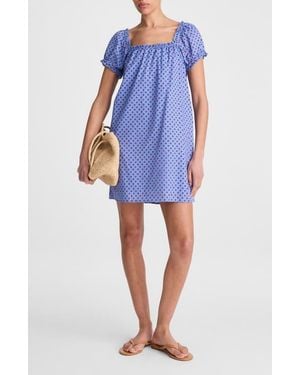 navy blue ainika tropical splendor mini dress Blue Ainika Tropical Splendor Mini Dress