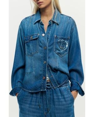 Desigual Denim Trucker Jacket - Blue