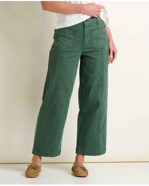 Toad & Co. Linden Wide Leg Pant - Green