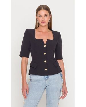 Generation Love Tilly Crepe Jacket - Black