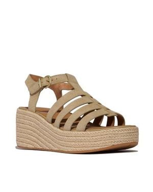 Fitflop Platfforms Espadr. Fisherman - Metallic