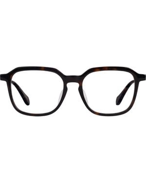 Mohala Eyewear Hau Oli 53Mm Low Bridge Square Optical Glasses - Black