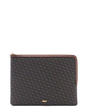 Mango Monogram Laptop Case - Gray