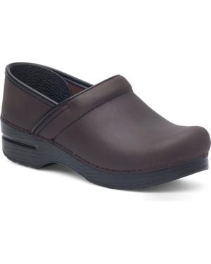 Dansko 'Professional' Oiled Leather Clog - Gray