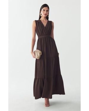 ST MRLO Grennan Maxi Dress - White