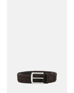 SCAROSSO Braided Belts - Black
