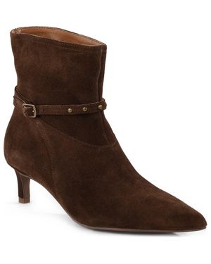 Seychelles Milan Pointed Toe Kitten Heel Bootie - Brown