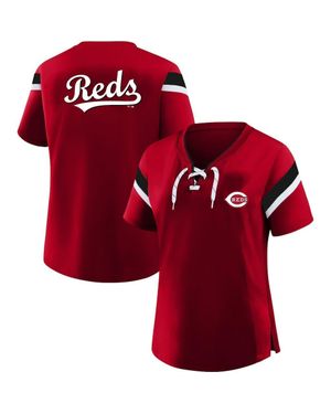 Profile Cincinnati Reds Lace-Up T-Shirt