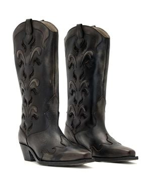 AllSaints Dolly Western Boot - Black