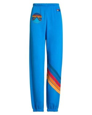 Aviator Nation All Seasons Circle Chevron Sweatpants - Blue