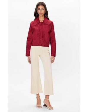 Rebecca Taylor Zuri Quilted Jacket - Red