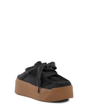 BC Footwear Evolution Platform Mule - Black