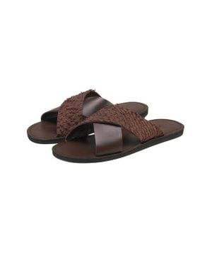 Sarep + Rose Pike Leather Sandal - Brown