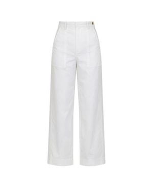 Callas Milano Sailor Wide Leg Pant - White