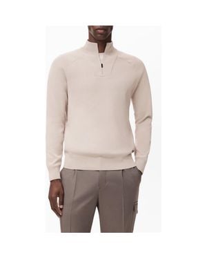 Mango Thermoregulated Quarter Zip Sweater - Multicolor