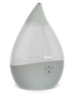 Crane Air Droplet 1/2-Gallon Cool Mist Humidifier - White