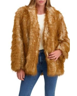 Lyla Grant Fur-Free Fox (Faux Fur) Jacket - Multicolor