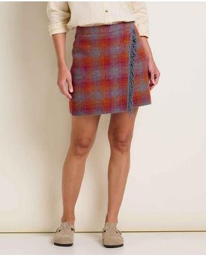 Toad & Co. Merino Heartfelt Wrap Skirt - Red