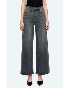 Bayeas Judy High Waist Wide Leg Jeans - Black