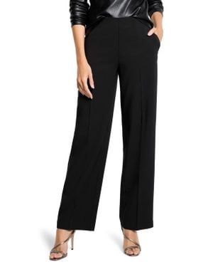 NIC+ZOE Lenox Wide Leg Stretch Pants - Black