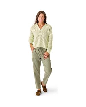 Carve Designs Zoe Twill Pant - Blue