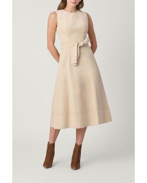 Shoshanna Greenwich Corduroy Cora Dress - Natural