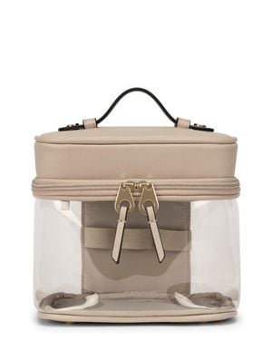 CALPAK Clear Train Case - Natural