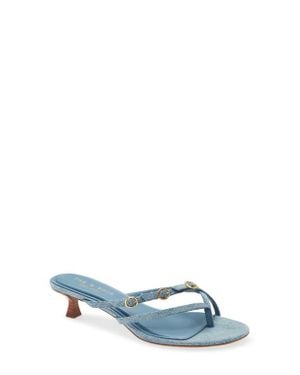 Rag & Bone Sammie Kitten Heel Sandal - Blue