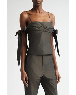 Renaissance Renaissance Palermo Duchesse Satin Top - Black