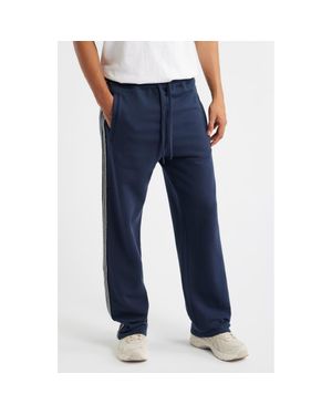 KROST Jacquard Stripe Cotton Sweatpants - Blue
