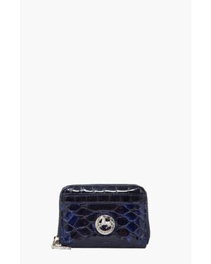 Cavalinho Gallop 275 Patent Leather Card Holder - Blue