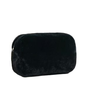 Apparis Noor Faux Fur Pouch - Black