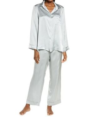 Papinelle Silk Pajamas - White